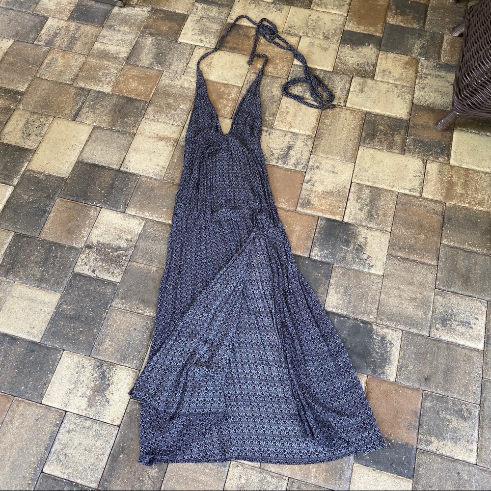 MAGNOLIA SOUTH convertible maxi dress with slit